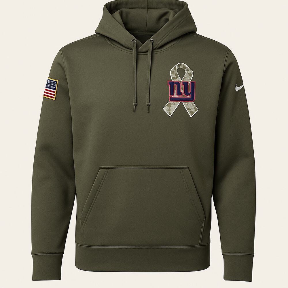 Nike NFL On Field Therma-Fit Salute to Service Hoodie – New York Giants – Size L